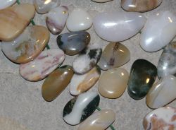 Ozean Jaspis - Freeform - 15-35mm - Kettenstrang