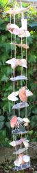 Muscheln und Meeresschnecken Windspiel - Deko - 120 cm