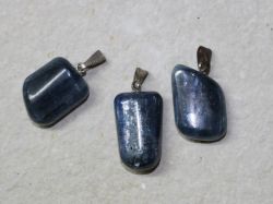 Cyanit Disthen - Anh�nger - Trommelstein mit �se - 1 St�ck