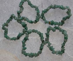 Aventurin - Splitter - Armband Elastik - 5 St�ck