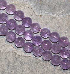 Amethyst hell - Lavendel - Kugel - 8mm - Kettenstrang