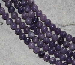 Lepidolit - Kugel - 4mm - Kettenstrang