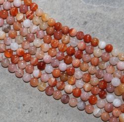 Botswana Achat - Kugel - 6mm - Kettenstrang