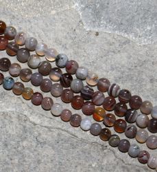 Botswana Achat - Kugel - 4mm - Kettenstrang