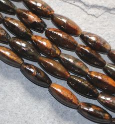 Pilbara Jaspis - Dreikant- 20x9mm - Kettenstrang