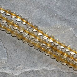 Rutilquarz - Kugel - 6mm - Kettenstrang