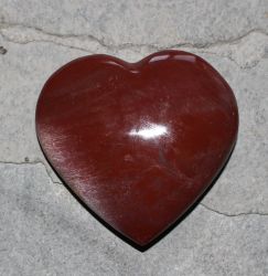Versteinertes Holz - Herz - Handschmeichler -  5-5,5cm - 1 St�ck