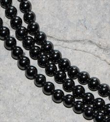 H�matit - Kugel - 4mm - Kettenstrang