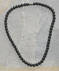H�matit - Kugel - 8mm - 45cm - Edelsteinkette - 1 St�ck