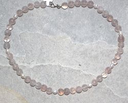 Rosaquarz - Kugel - Perle - 5-9mm - 45 cm - Edelstein Kette
