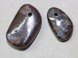 Boulder Opal - Freeform gebohrt - Anh�nger - 2 St�ck