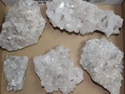 Bergkristall - Arkansas - Stufen - 3 kg - Karton