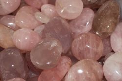 Rosaquarz - Trommelsteine - Jumbo - 1 kg