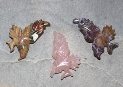 Edelstein Mix - Anh�nger - Adler mit Bohrung - 1 St�ck
