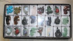 Edelstein Mix - Anh�nger in Box - 3-4 cm - 1 St�ck