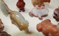 Tier Figur Mix - Karneol - 55-80mm - 5 St�ck