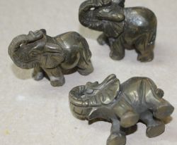 Elefant Tier Figur - Pyrit - 10cm -  1 St�ck