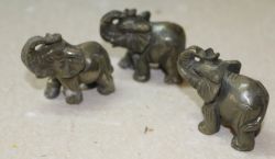 Elefant Tier Figur - Pyrit - 10cm -  1 St�ck