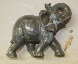 Elefant Tier Figur - Pyrit - 17cm -  Einzelst�ck