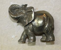 Elefant Tier Figur - Pyrit - 17cm -  Einzelst�ck