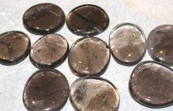 Rauchquarz - Scheibensteine - 40-45mm - 250 Gramm