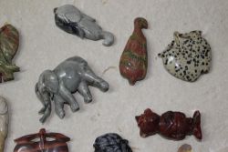Edelstein Mix - Magnet - Tiere Figuren - 10 St. - Sonderpreis