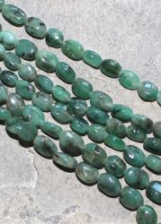 Smaragd - Oval - 5-7mm - 45cm - Edelstein Kette - 1 St�ck
