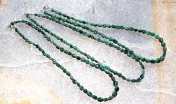 Smaragd - Oval - 5-7mm - 45cm - Edelstein Kette - 1 St�ck