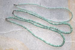 Smaragd - Rondelle - 4-8mm - 45cm - Edelstein Kette