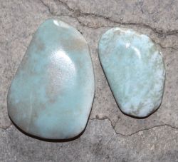 Larimar - Freeform - Handschmeichler - 2 St�ck