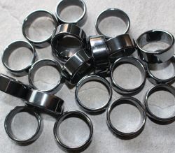H�matit - Ring - 10mm - flach - 100 St�ck