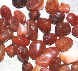 Carneol - Trommelsteine - 500 Gramm