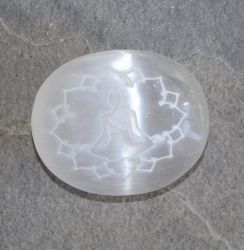 Selenit - Seifenstein - Buddha - 1 St�ck