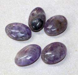 Amethyst - Seifensteine - Handschmeichler - 5 St�ck