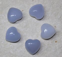Chalcedon - Herz - Handschmeichler - 20mm - 5 St�ck