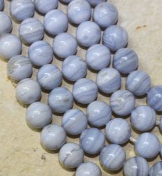 Chalcedon - Kugel - 12mm - Kettenstrang