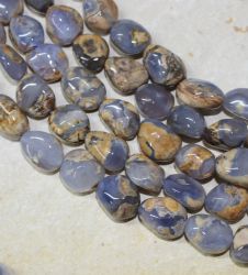 Chalcedon - Barock - 12-14mm - Kettenstrang