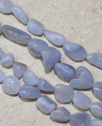 Chalcedon - Barock - 8-15mm - Kettenstrang