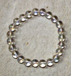 Mermaid Glass - Kugel - 8mm - Armband Elastik - 1 St�ck