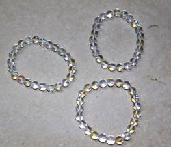 Mermaid Glass - Kugel - 8mm - Armband Elastik - 1 St�ck