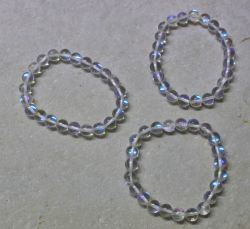 Mermaid Glass - Kugel - 8mm - Armband Elastik - 1 St�ck