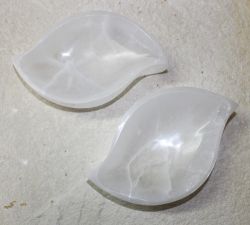 Selenit - Schale - Mandelform - 15x9,5cm - 1 St�ck