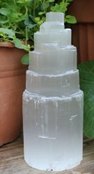 Selenit - Turm - 20cm - 1 St�ck - geeignet f�r LED Beleuchtung