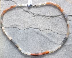 Mondstein - Rechteck - 4-5mm - 45cm - Edelstein Kette