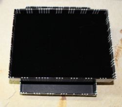 Geschenkverpackung mit Einsatz - 16 x 12 x 3 cm - 4 St�ck