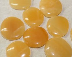 Calcit orange - Scheibensteine - 35-45mm - 250 Gramm