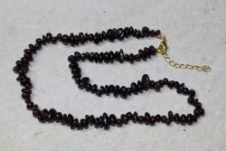 Granat - Splitter - 45cm - Edelsteinkette - 10 St�ck