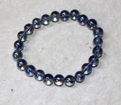 Mermaid Glass - Kugel - 8mm - Armband Elastik - 1 St.