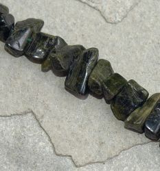 Turmalin - gr�n - Splitter - Kettenstrang