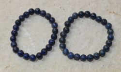 Lapis - Kugel - 8mm - Armband Elastik - 2 St�ck